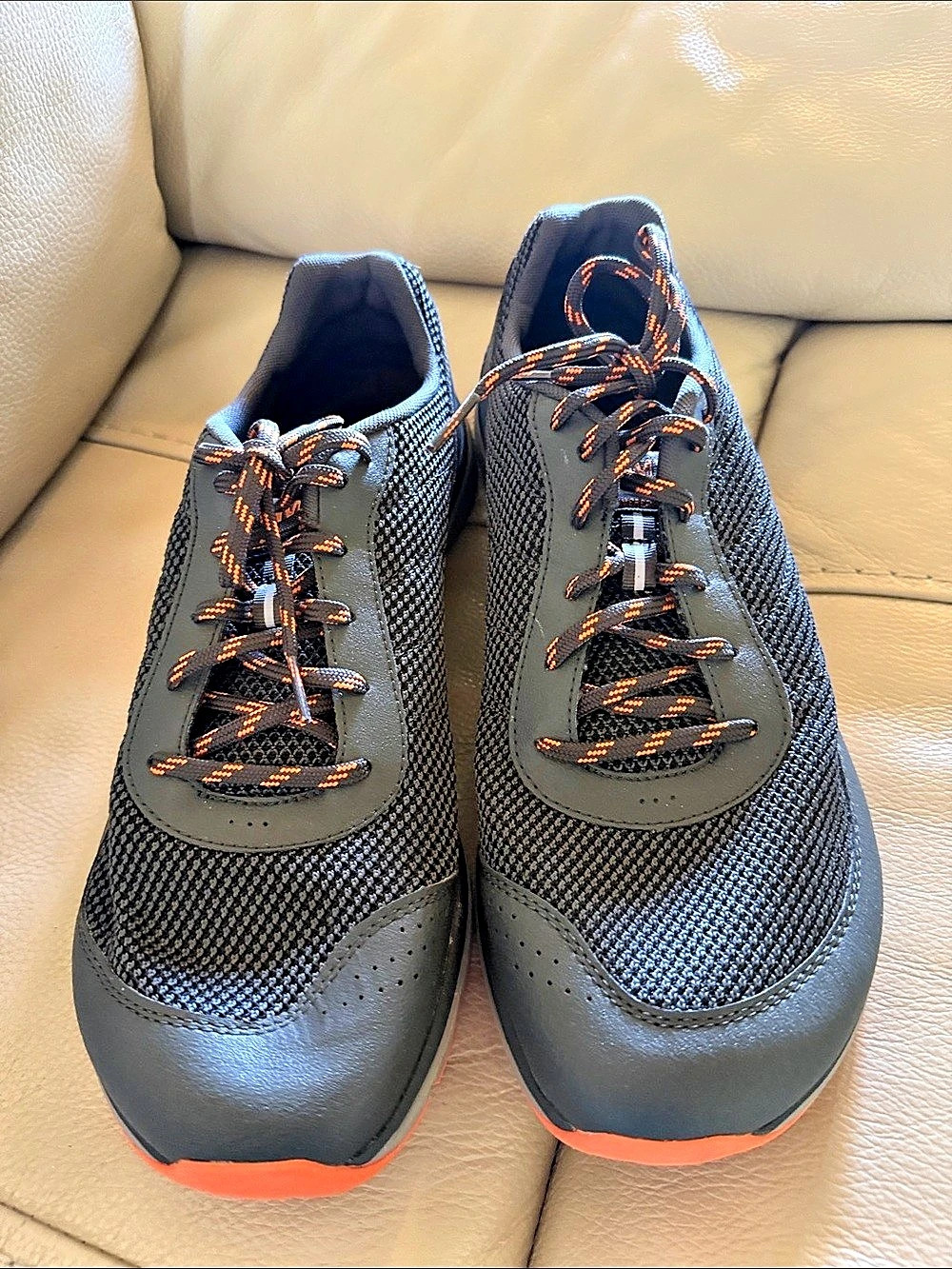 Merrell Men's Trail Glove / Barefoot Trail Running Shoes Charcoal Orange J85755